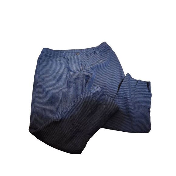 Ann klein size 10 professional pants blue - Picture 6 of 9